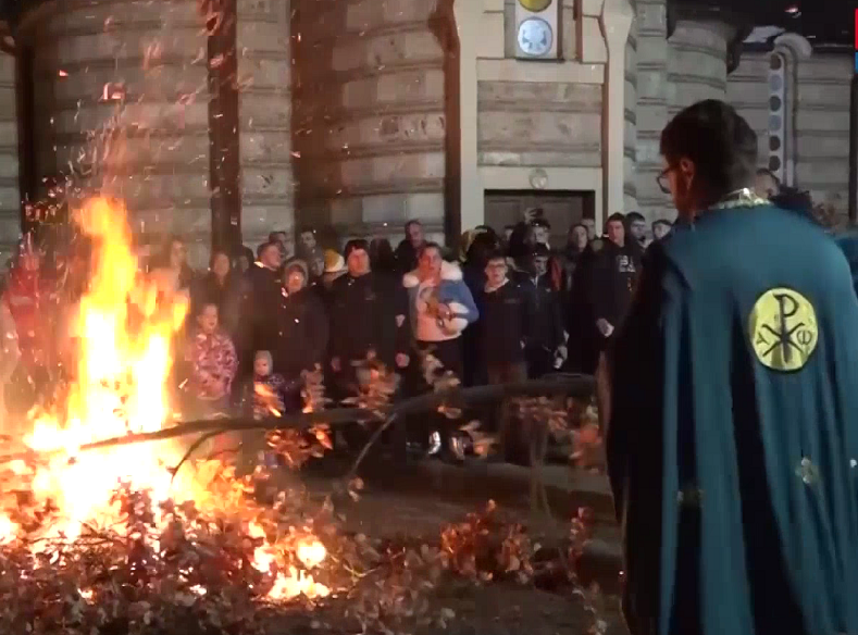 Jerej Popadić služio Veliko povečerje u Leposaviću i čestitao Božić