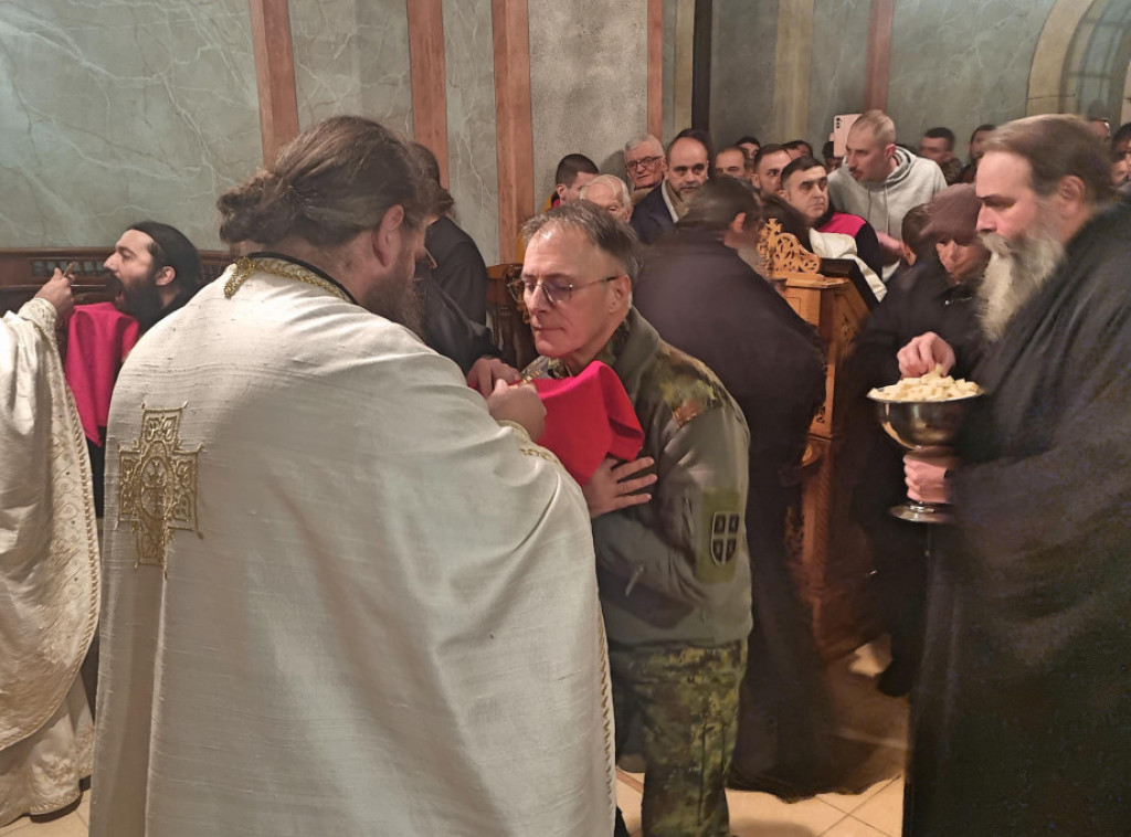 Načelnik Generalštaba za Božić u manastiru Bukovo kod Negotina