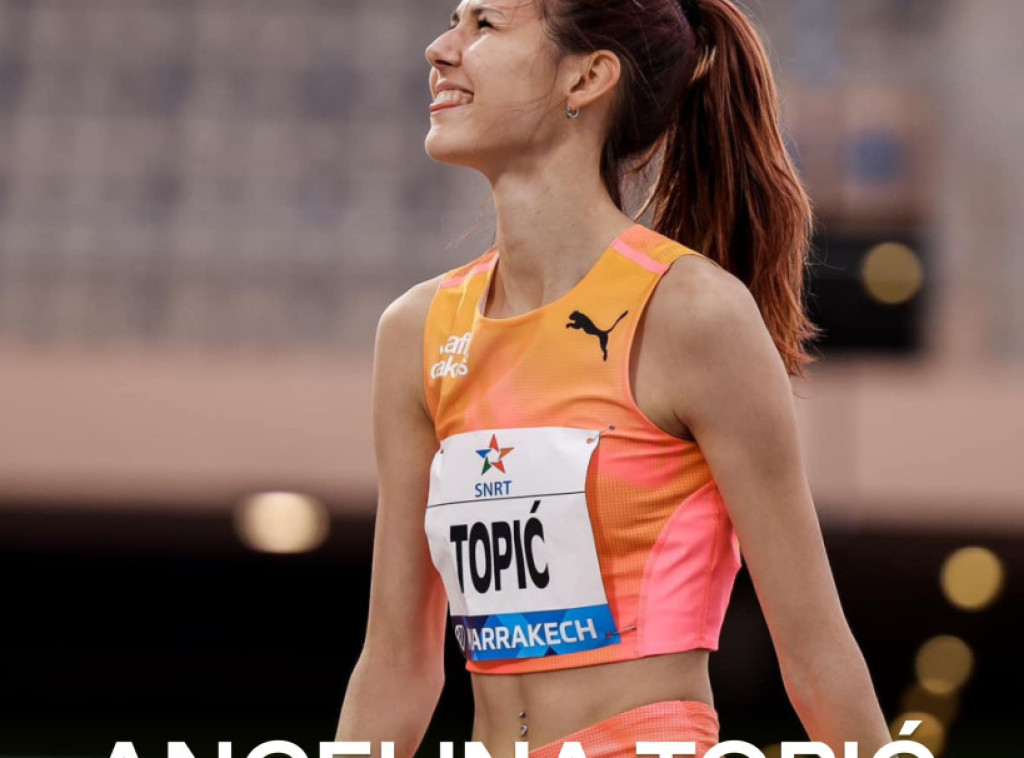 Srpska atletičarka Angelina Topić učestvuje na Beogradskom mitingu