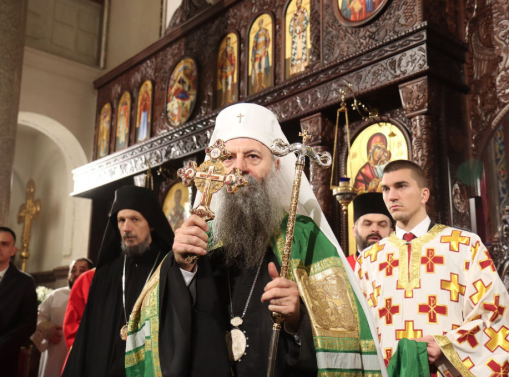 Počela liturgija u Sabornom hramu u Banjaluci, služi patrijarh Porfirije