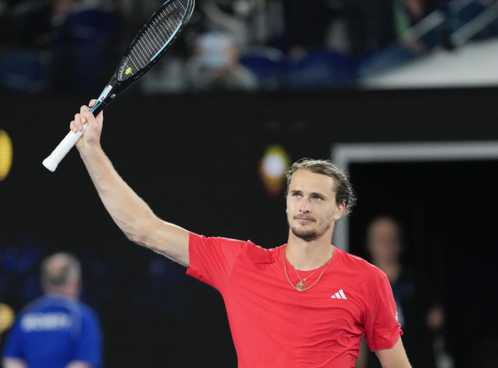 Nemački teniser Aleksandar Zverev u drugom kolu Australijan opena