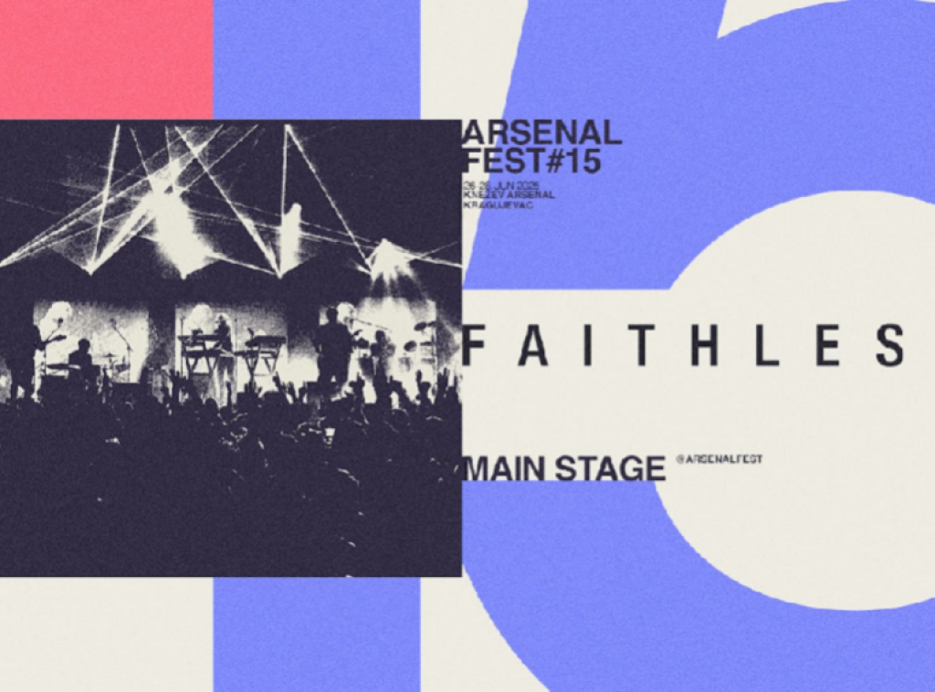 Britanski bend "Faithless" u programu  Arsenal festa 2025. u Kragujevcu