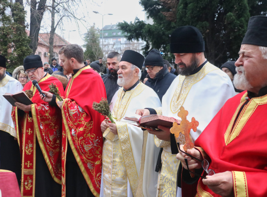 U Hramu Svetog Đorđa liturgija povodom Bogojavljenja