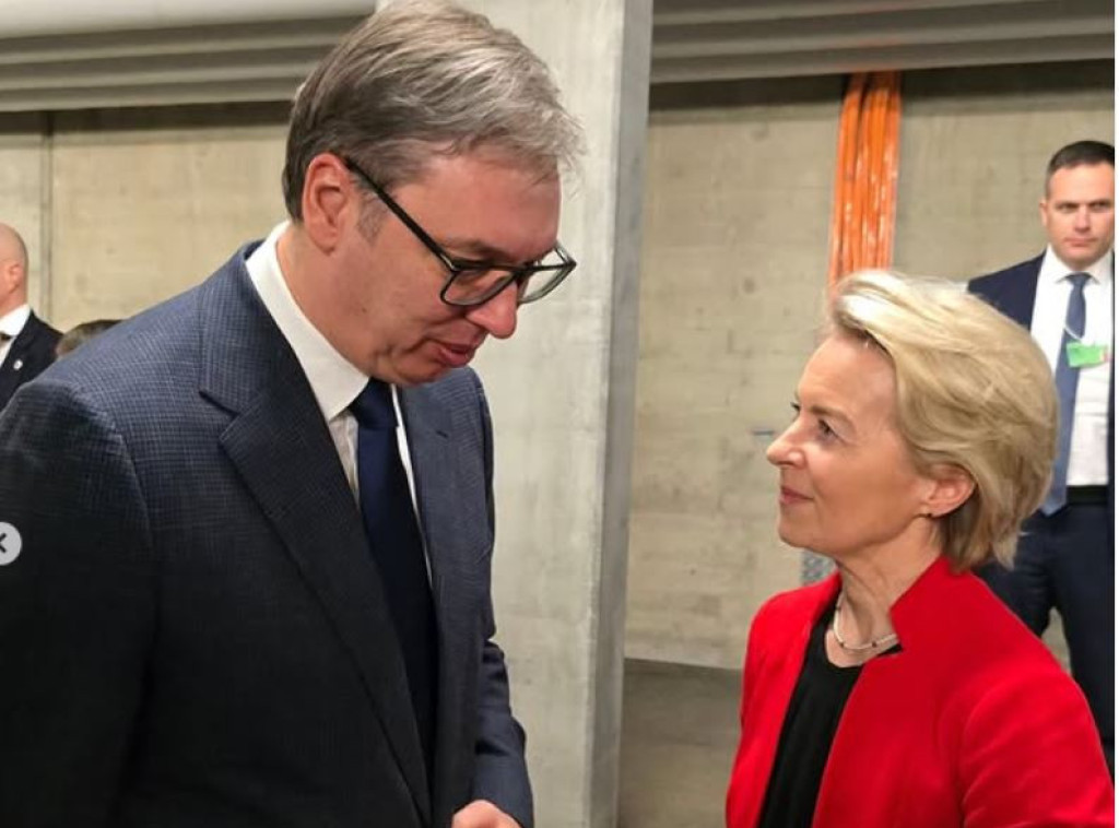 Vucic, von der Leyen discuss acceleration of Serbia's EU path