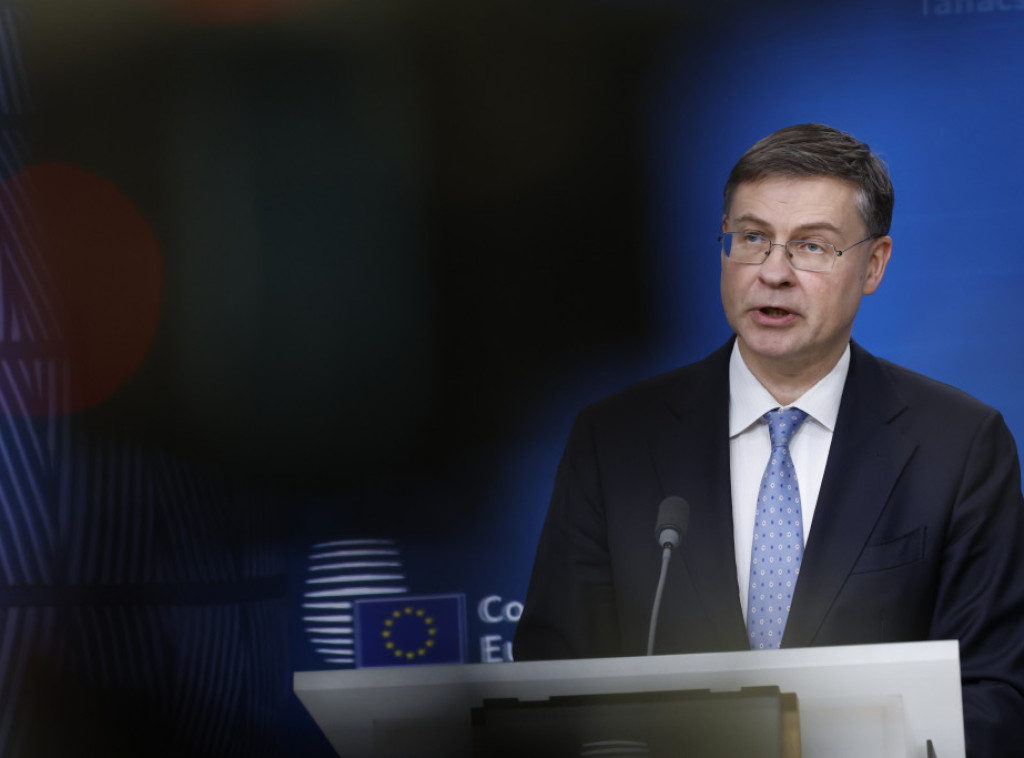 Potpredsednik Evropske komisije Valdis Dombrovskis: EU će Ukrajini pružiti finansijsku pomoć od 35 milijardi evra