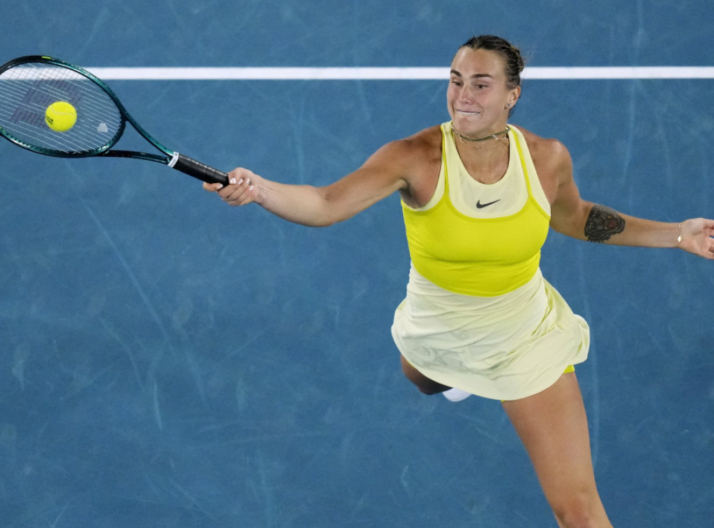 Beloruska teniserka Arina Sabalenka prva finalistkinja Australijan opena