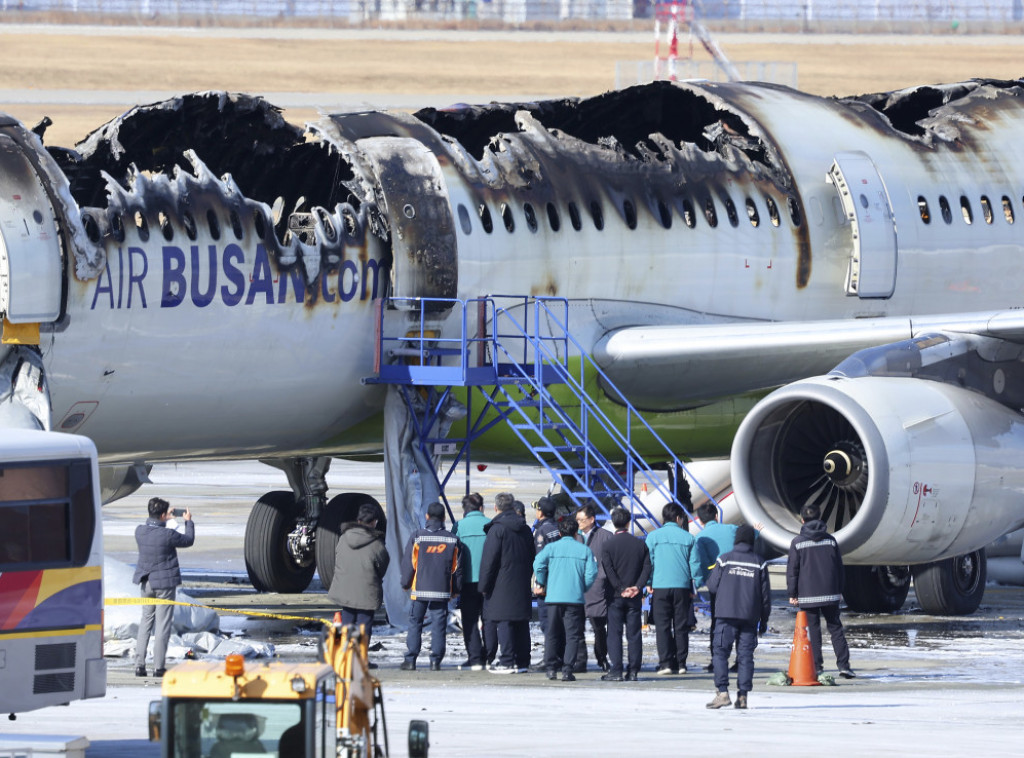 Južna Koreja: Broj povređenih u požaru aviona na aerodromu u Busanu porastao na sedam