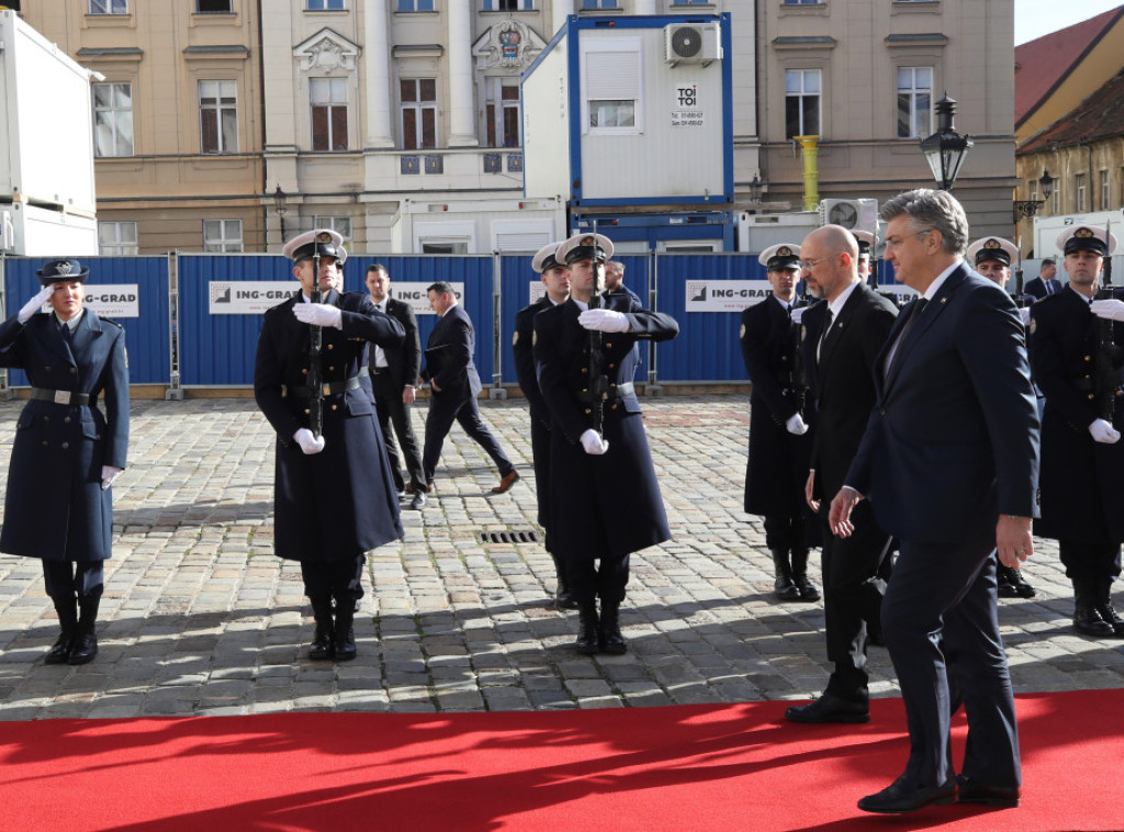 Hrvatska: Premijer Ukrajine Šmihalj u poseti Hrvatskoj; Obratiće i poslanicima u saboru