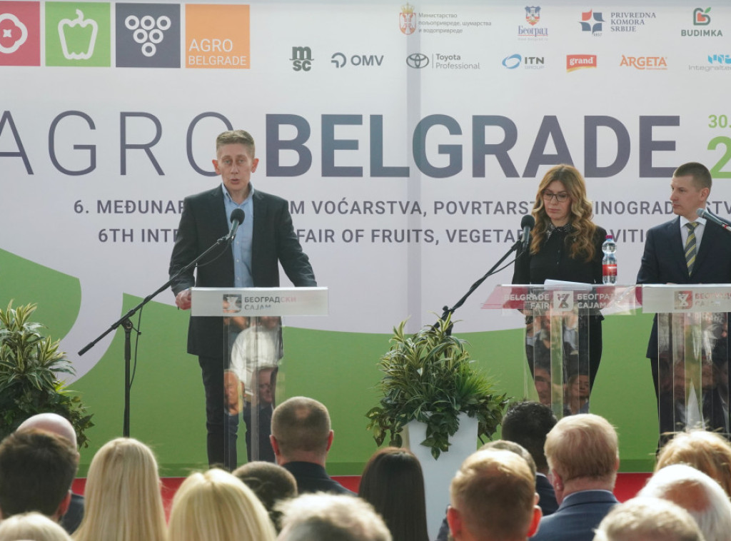 Otvoren  Sajam voćarstva, povrtarstva i vinogradarstva "Agro Belgrade 2025"