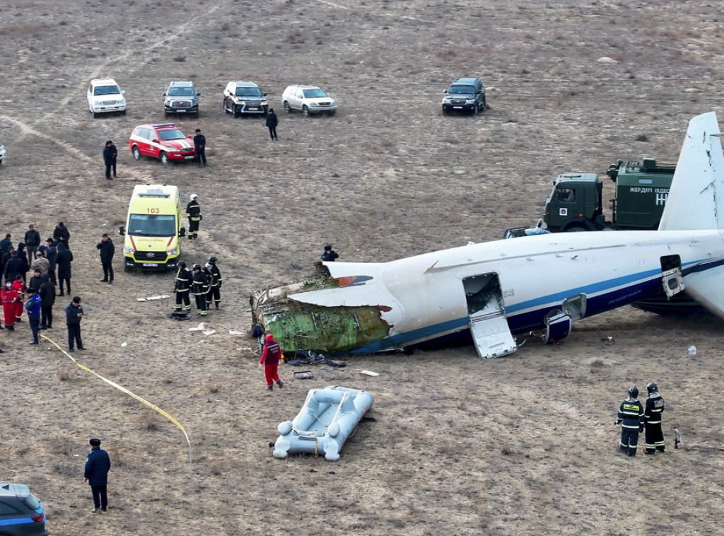 Kazahstan: Azerbejdžanski avion pretrpeo je štetu verovatno uzrokovanu spoljnim objektima