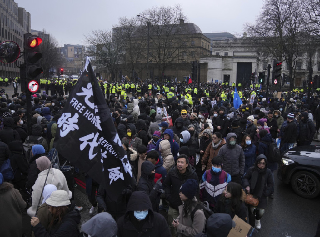 U Londonu održan protest na mestu izgradnje nove kineske "mega ambasade"