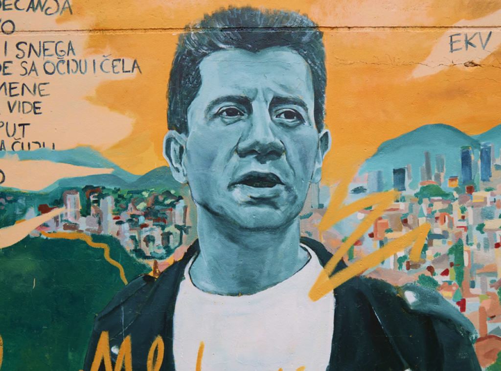 Muzičar Milan Mladenović dobio mural u Sarajevu