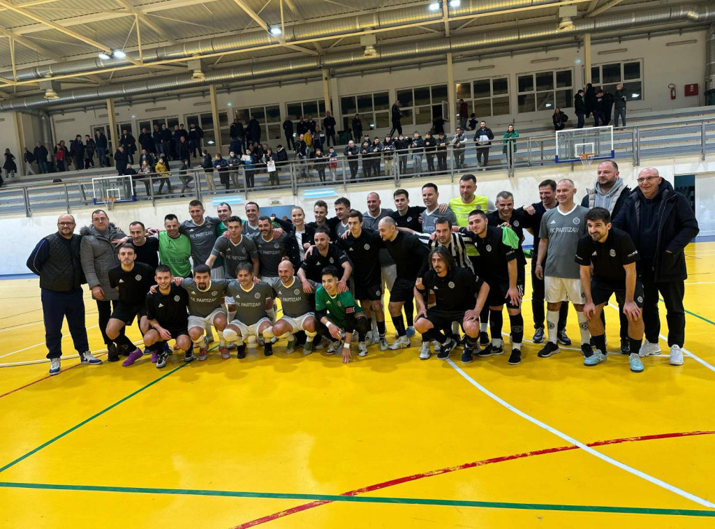 Futsal klub Partizan odigrao revijalnu utakmicu protiv bivših fudbalera crno-belih