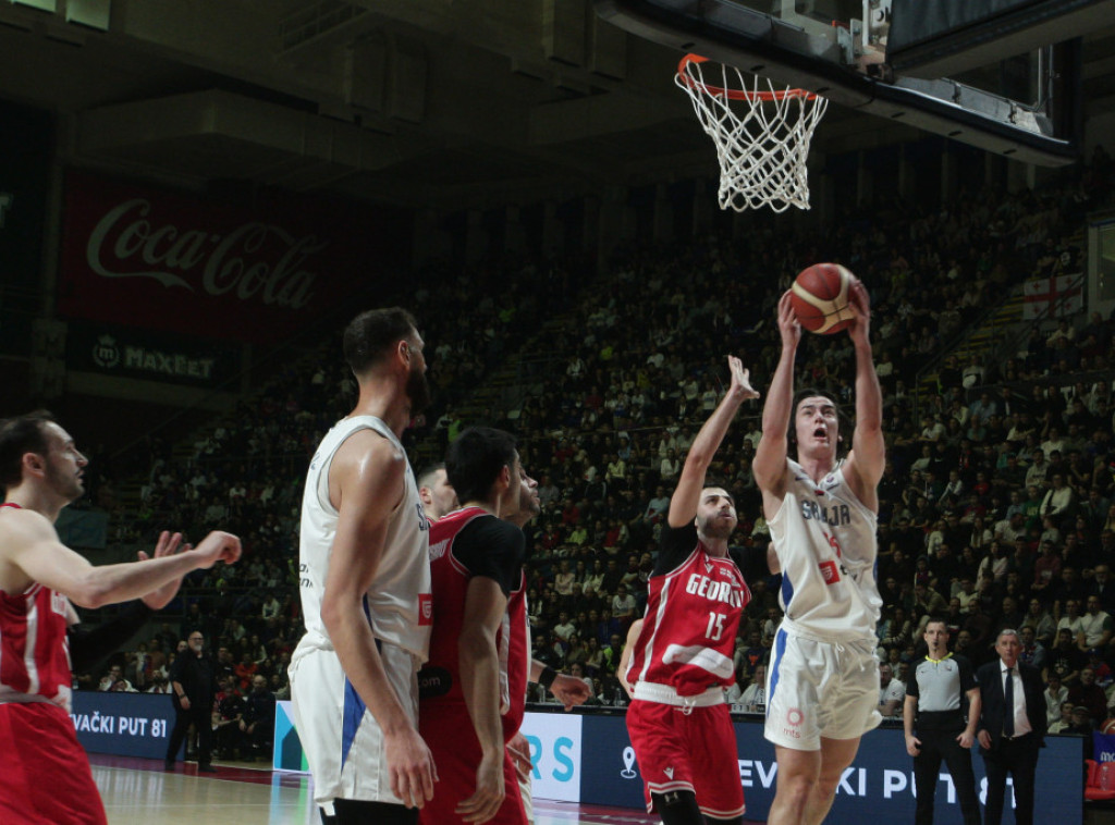 Serbia beat Georgia in last EuroBasket 2025 qualifier