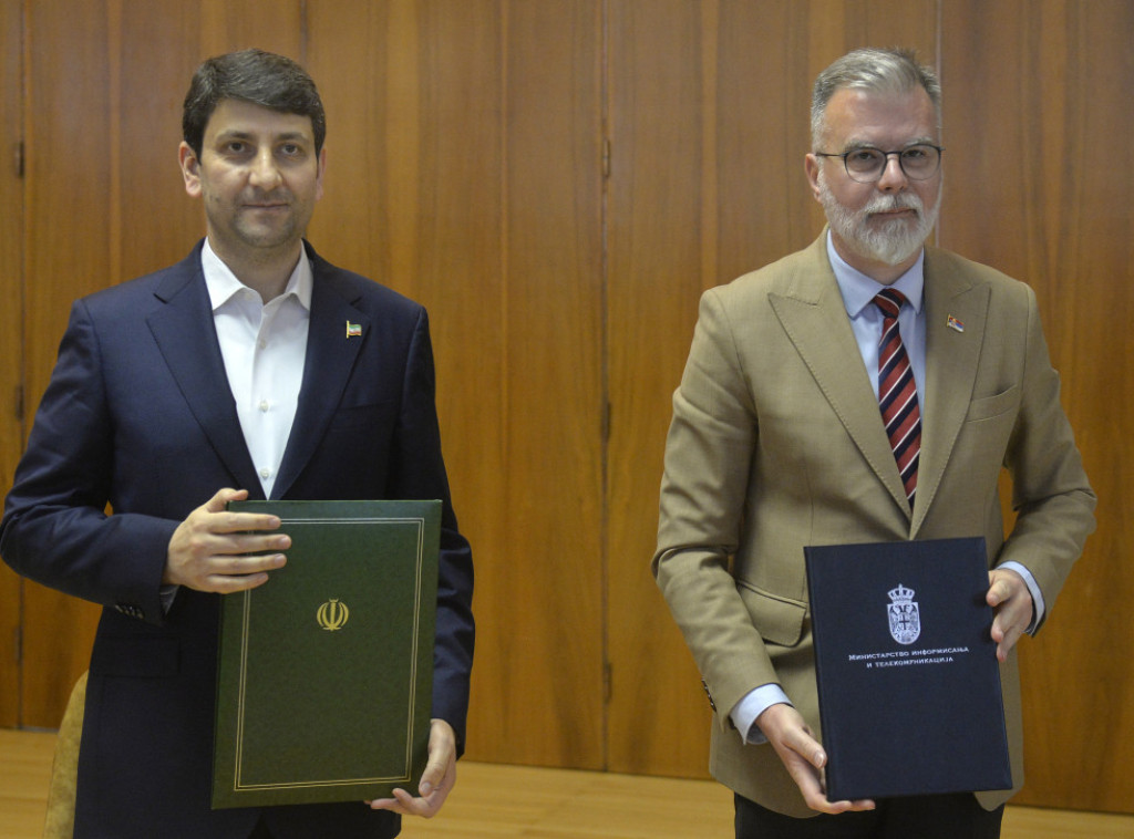 Ristic, Hashemi sign memorandum on cooperation in ICT sector