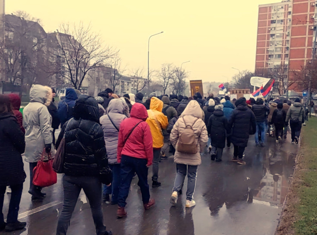 U Nišu protest studenata u blokadi