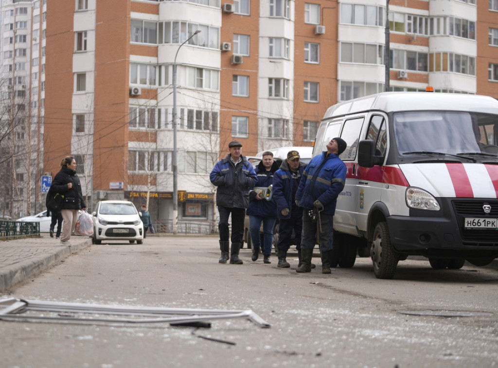 Troje poginulih u napadu ukrajinskih dronova na Moskvu